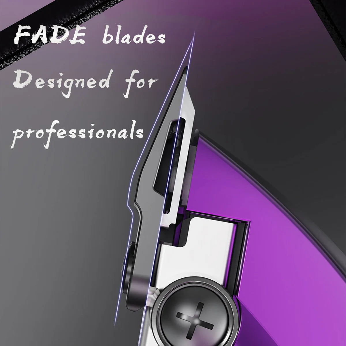 Kulilang R77F Professional Cordless Hair Clipper, 7200 RPM Fade Blade