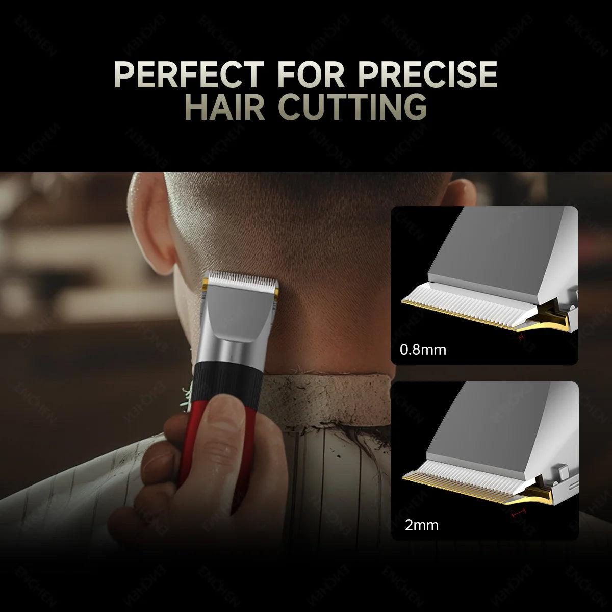 Enchen Sharp R Cordless Hair Clipper, Ceramic Blade 6000 RPM