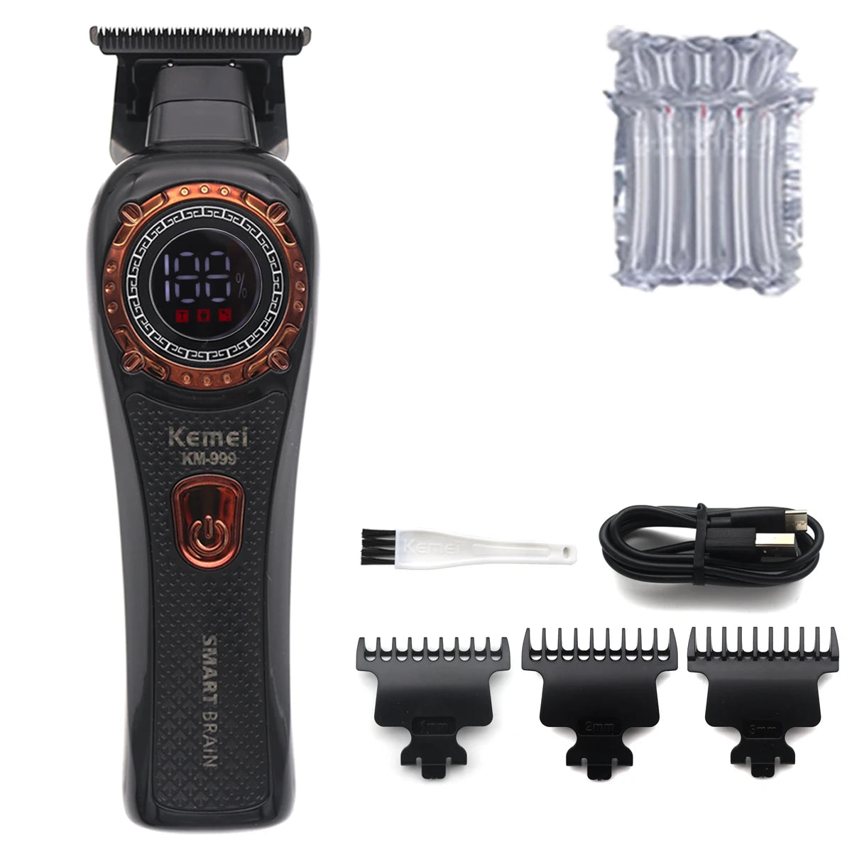 Kemei KM-999 black