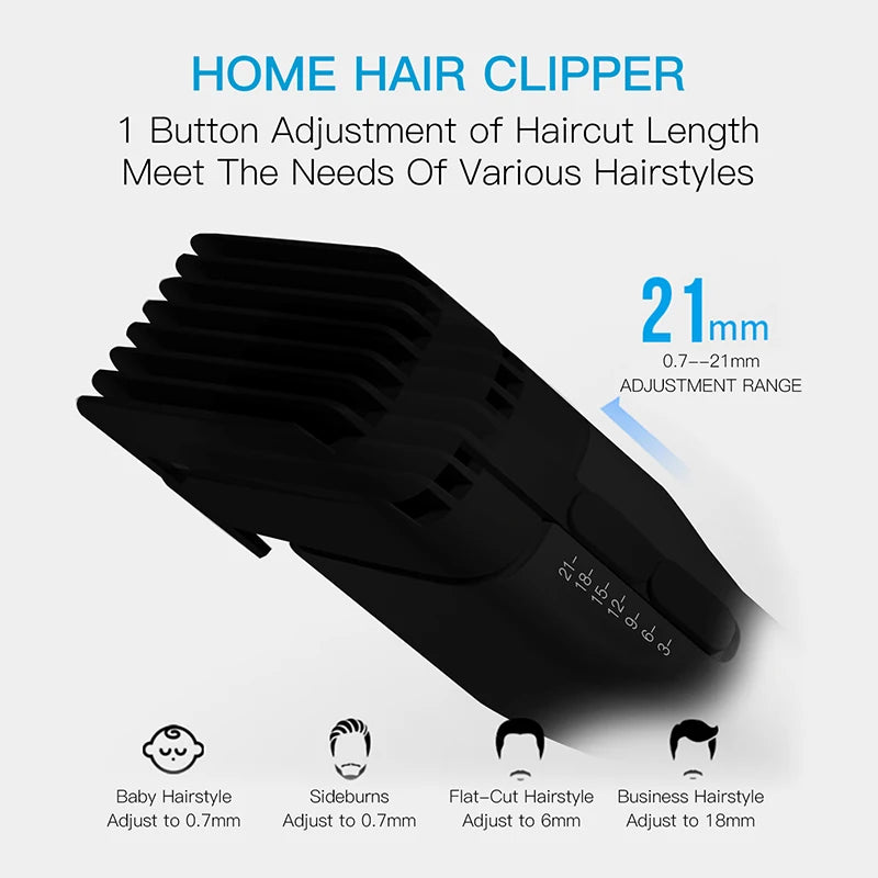 Enchen Boost Cordless Hair Clipper, Ceramic Blade, Type-C Fast Charging