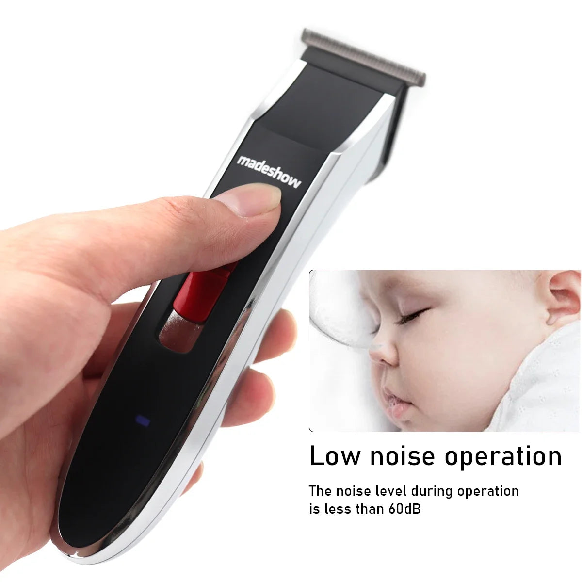 Madeshow M1+ Cordless Finishing Trimmer for Beard and Outlines