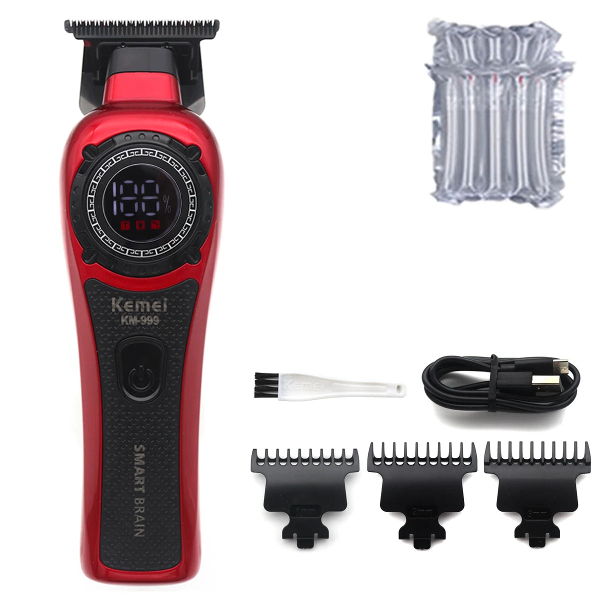 Kemei KM-999 red