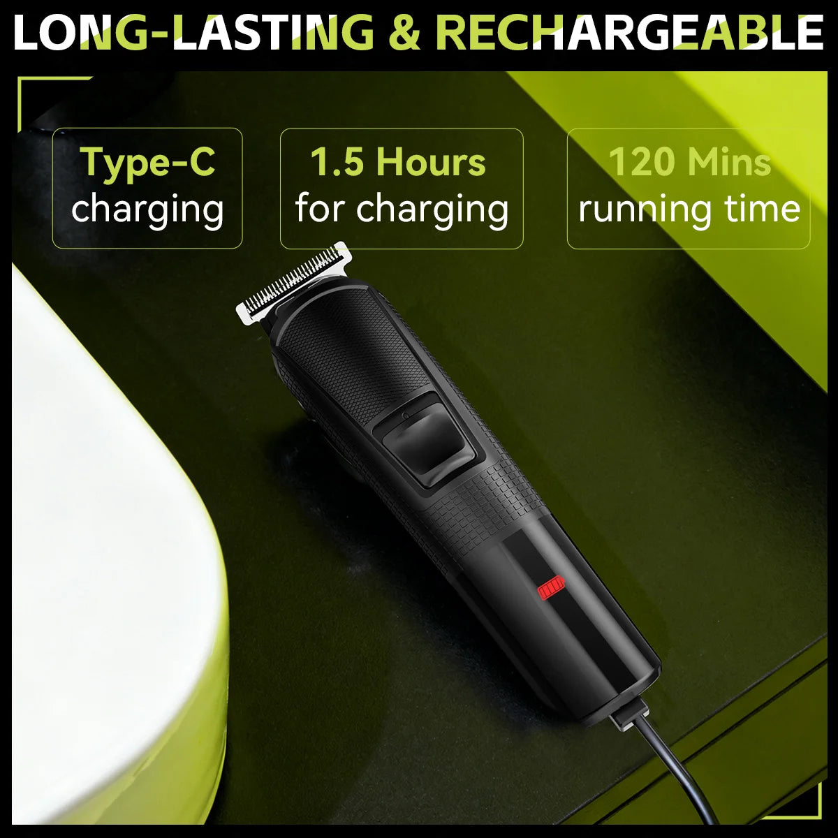 Enchen Beardo 3 Beard Trimmer and Grooming Kit, Type-C Charging
