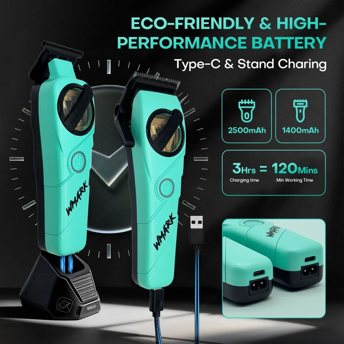 WMARK NG-8613 clipper and trimmer kit