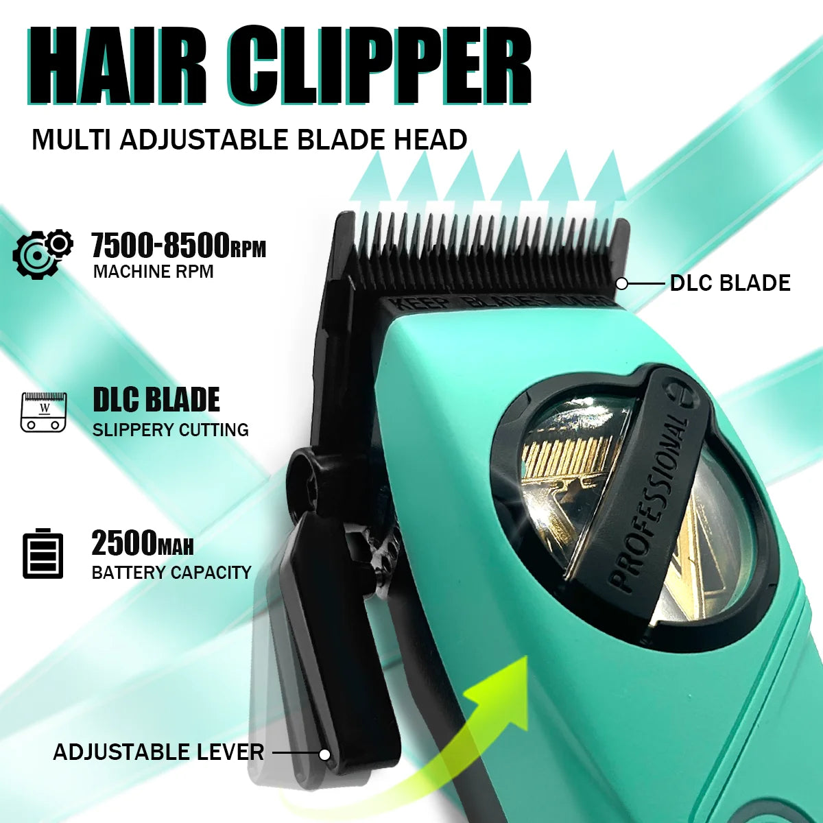 WMARK NG-8637 5 in 1 barber kit