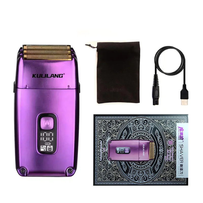 Kulilang R11 Triple Head Foil Shaver, USB Rechargeable