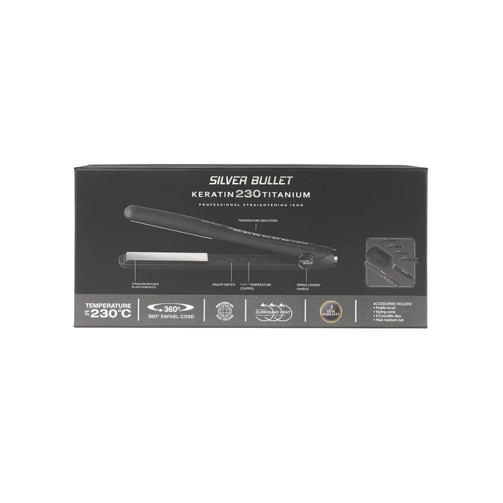 Silver Bullet Keratin 230 Titanium Hair Straightener