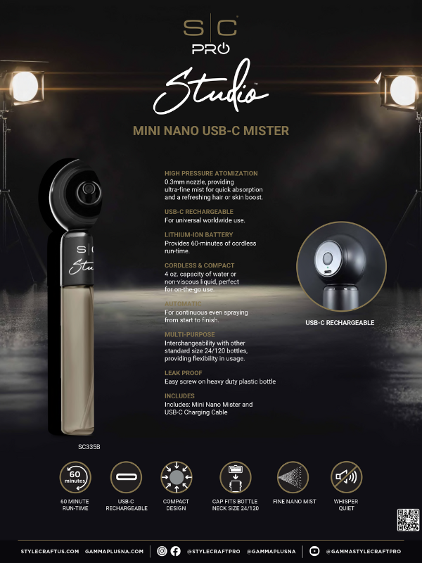 StyleCraft Studio Mini Mister #SC335B