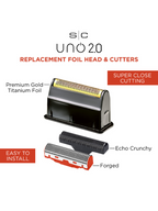 StyleCraft Uno 2.0 Replacement Foil & Crunch Cutters w/ Forged Cutters