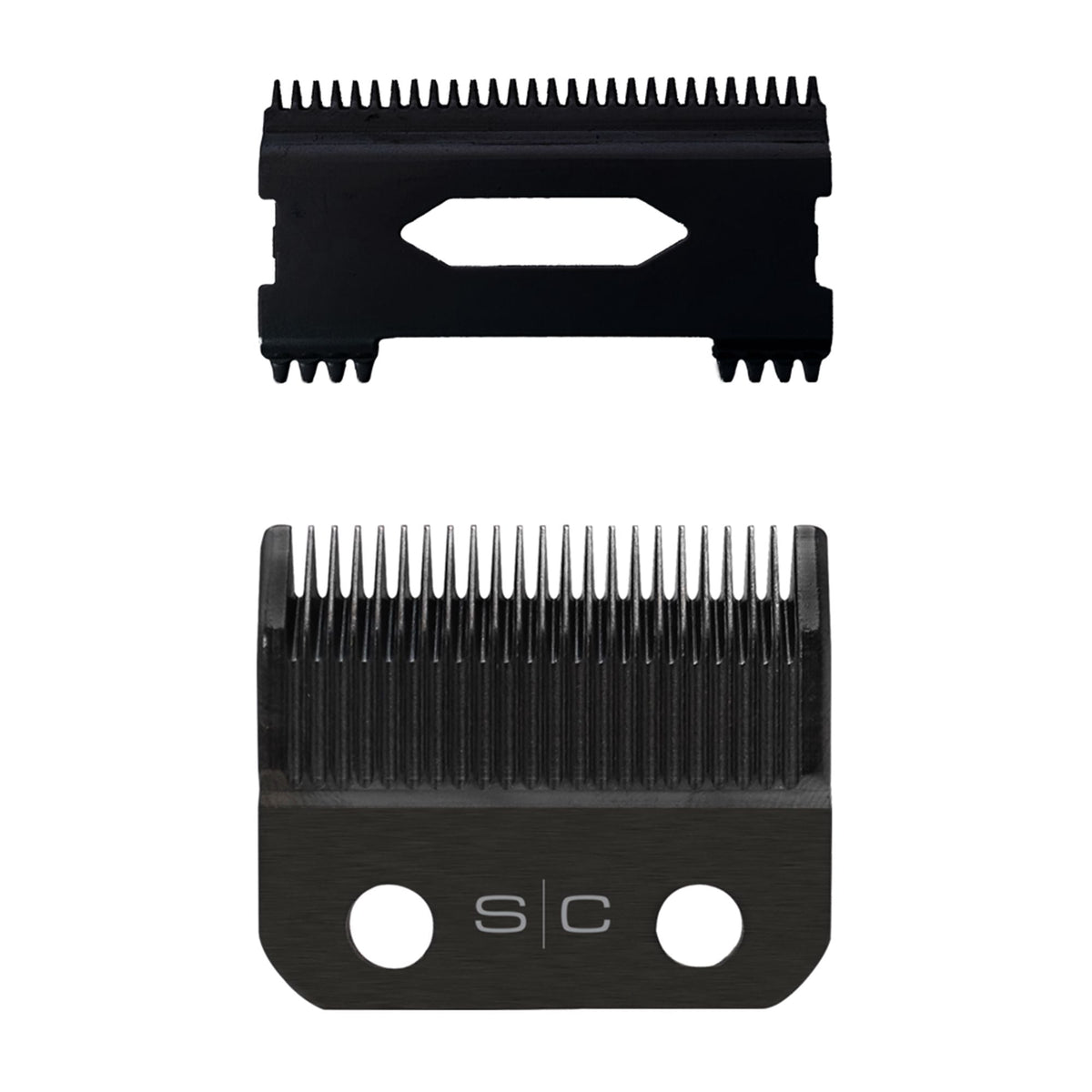 StyleCraft Black Diamond DLC Taper Blade + DLC Shallow Tooth 2.0 Cutter #SC539B