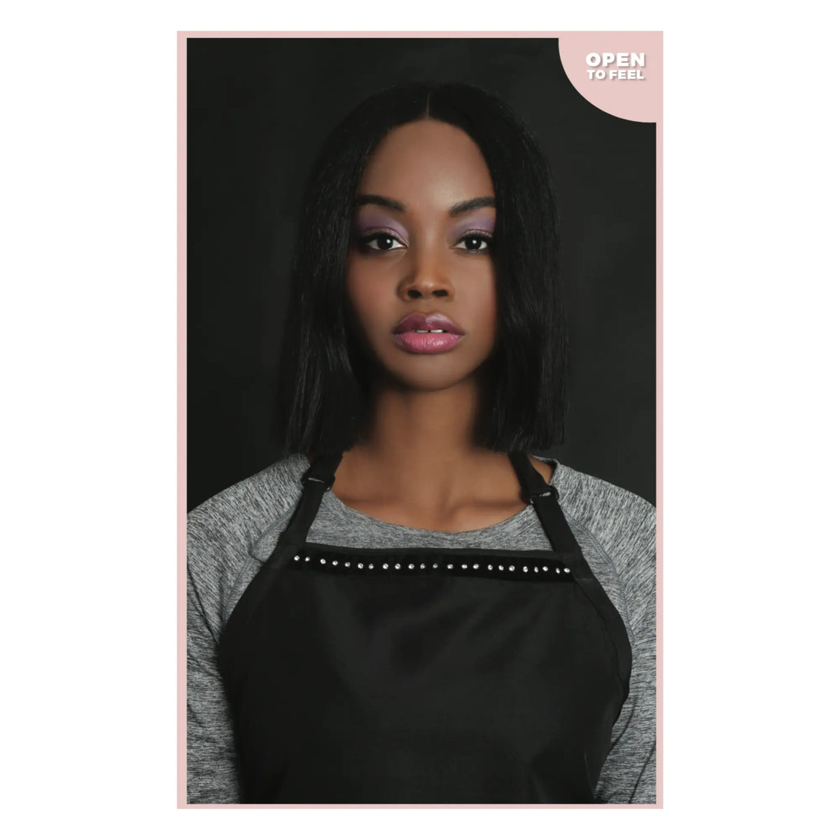 StyleTek The Glam Bleach Proof Apron w/ Rhinestones #SL1020