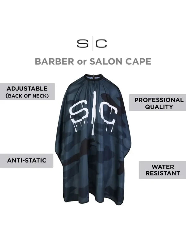 StyleCraft Black Camo Cape