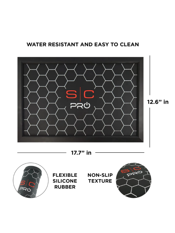 Stylecraft Professional Barber Mat & Station Organizer #SC330B