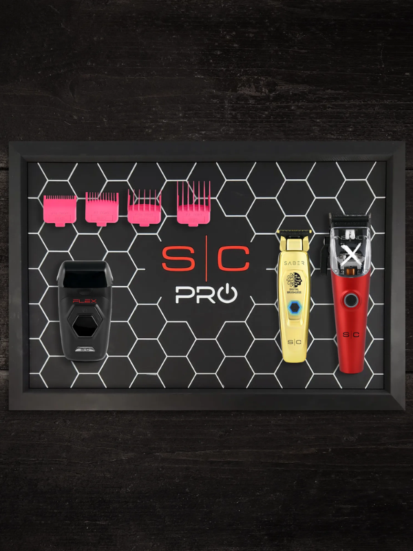Stylecraft Professional Barber Mat & Station Organizer #SC330B