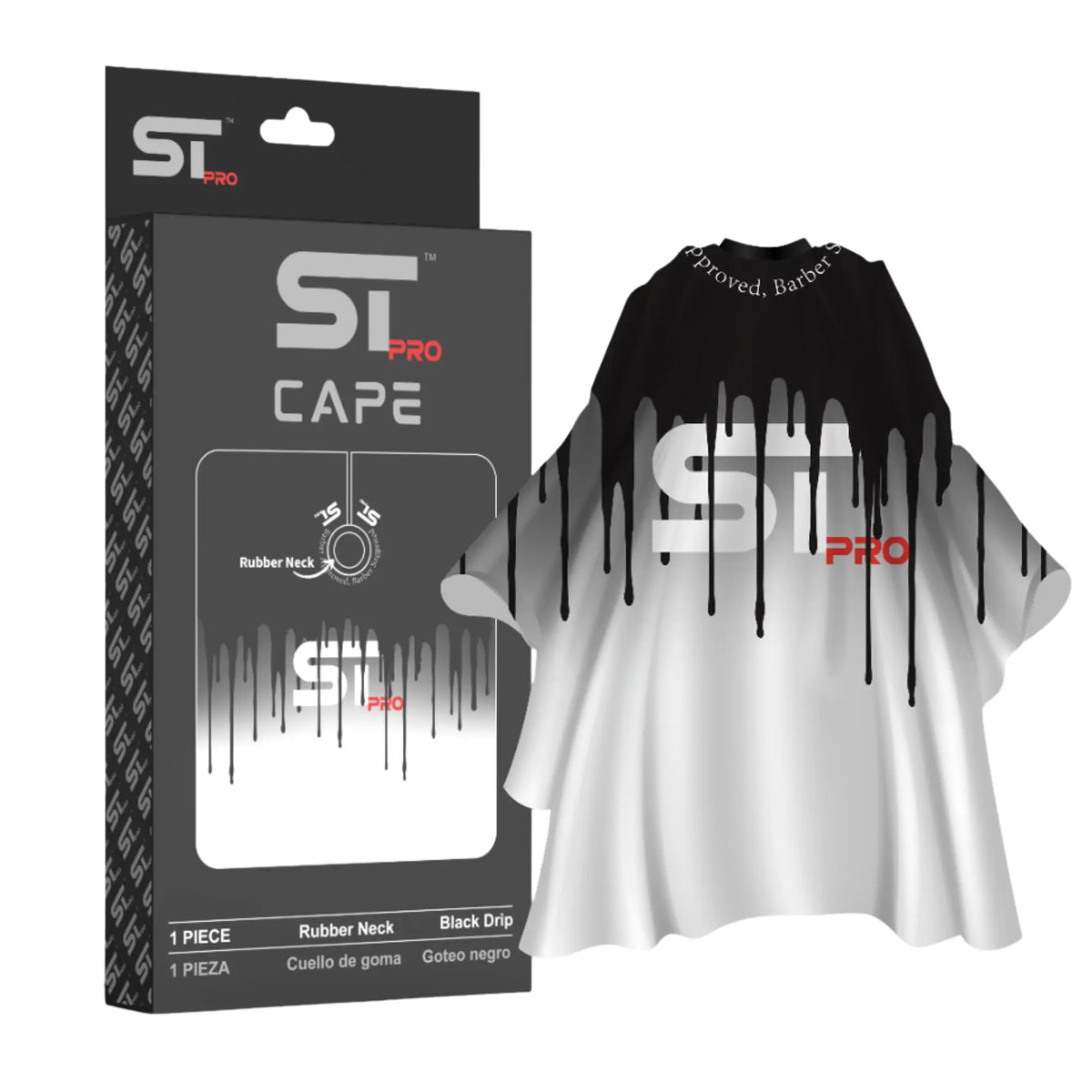 Supreme Trimmer Pro Barber Rubber Neck Cape - Assorted Colors