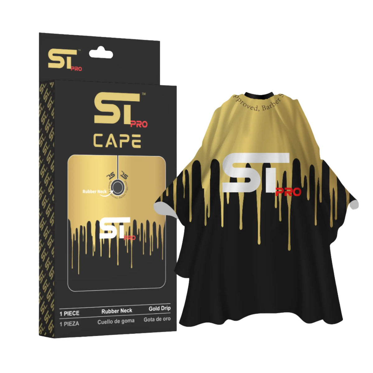 Supreme Trimmer Pro Barber Rubber Neck Cape - Assorted Colors