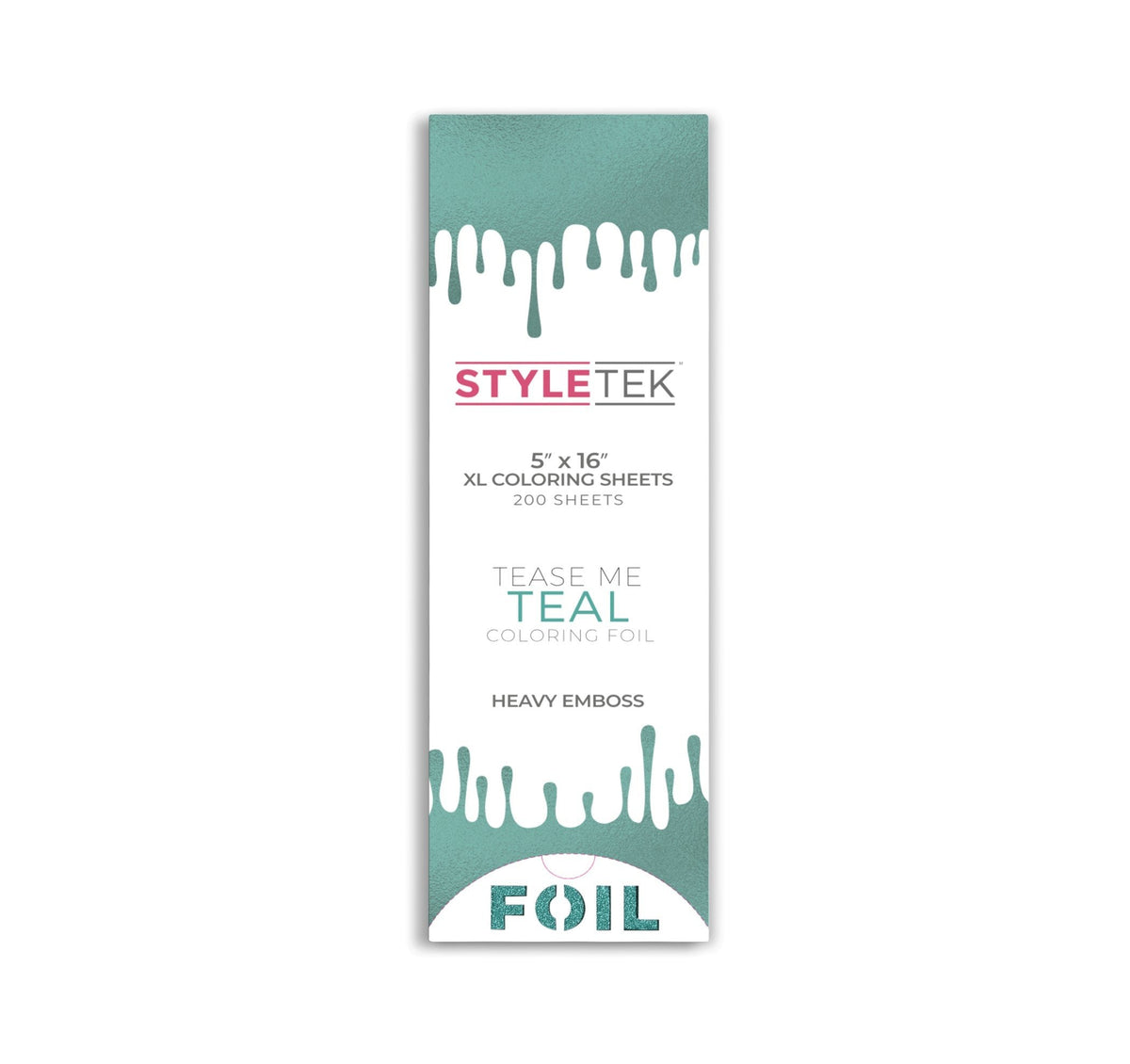 Styletek 5x16 XL FLAT Pre-Cut Sheets 200 Embossed Sheets