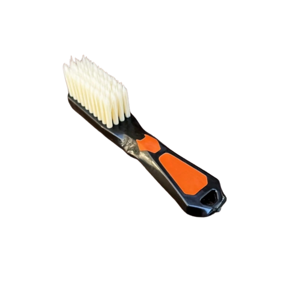 Black Red Hard Fade Brush