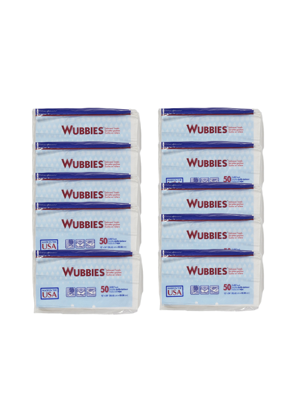 Wubbies Embossed Towels Case of 10 #781200-Master