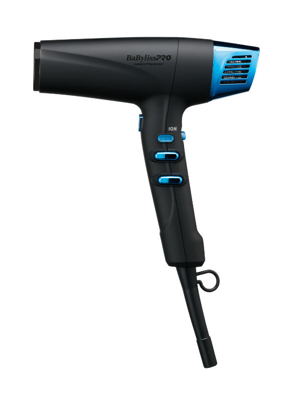 BaBylissPRO Nano Titanium Black & Blue Dual Ionic Dryer #BNTMB9100