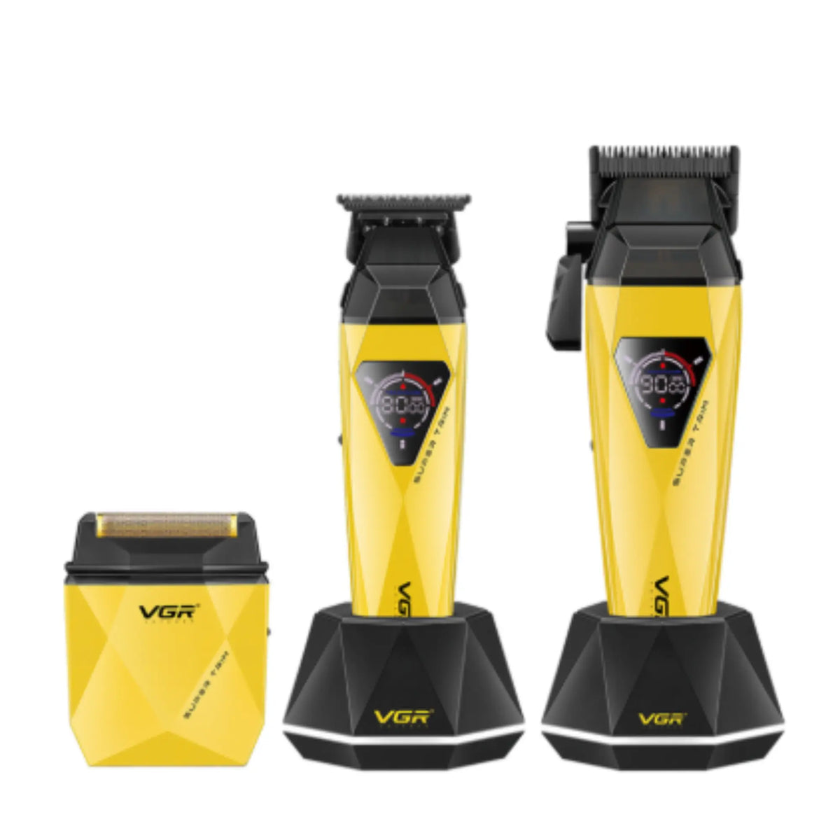 VGR Professional Barber 3-in-1 Clipper Trimmer & Shaver Set #V-877