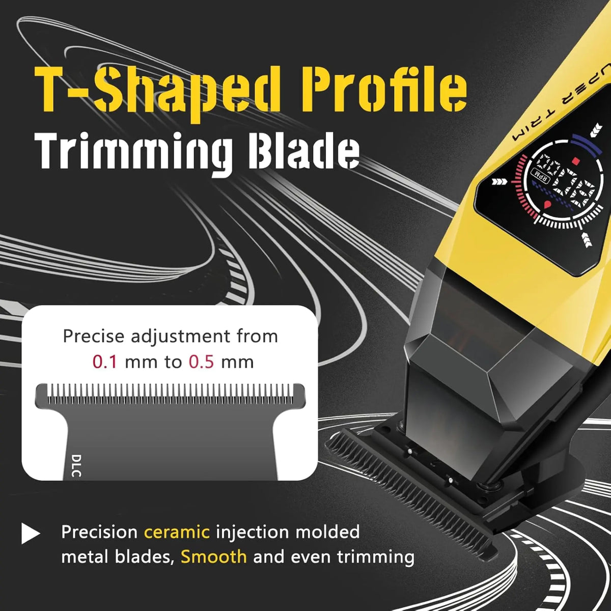 VGR High Speed Professional Hair Clipper & Trimmer Set #V-877S2