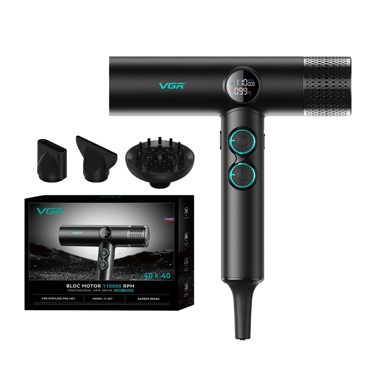 VGR Professional BLDC Hair Dryer #V-401