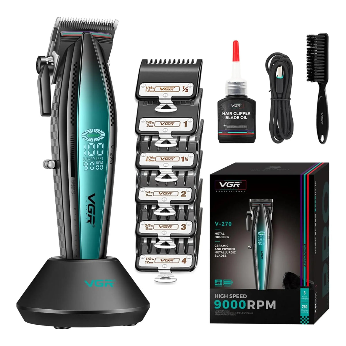 VGR Super Power Professional  Metal Clipper #V-270