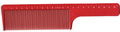 Vincent Ceramic Flat Top Comb Red 9"  #VT1719-R