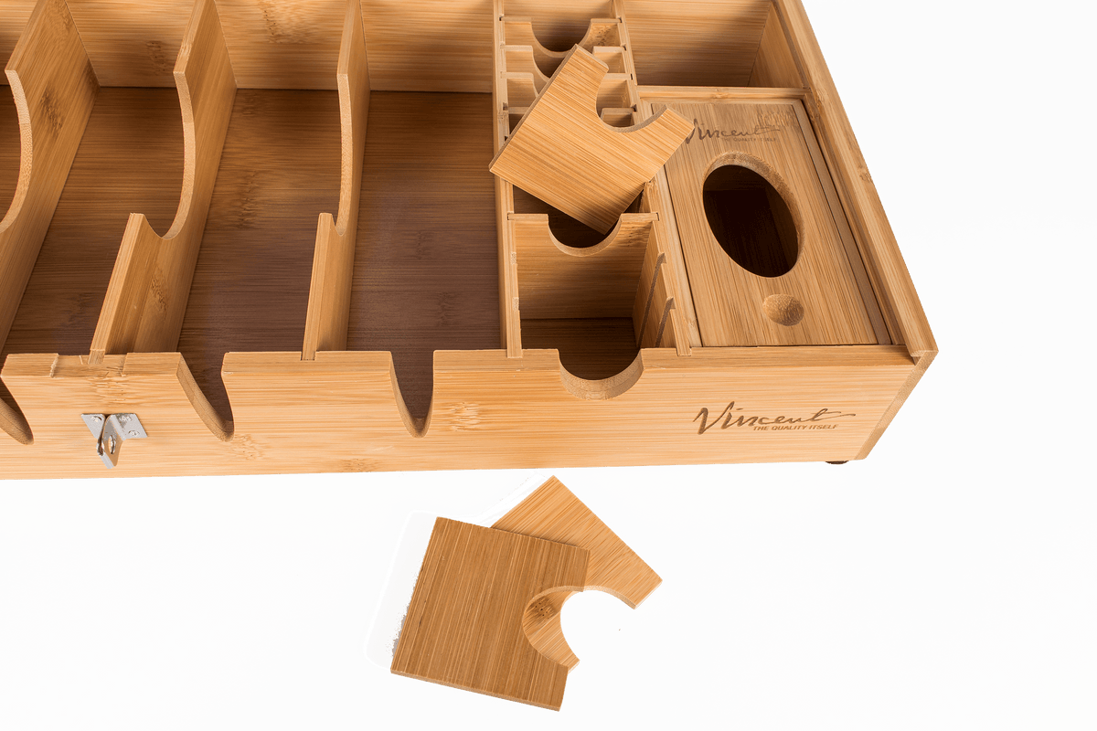 Vincent Bamboo Counter Top Tray "Natural Brown"