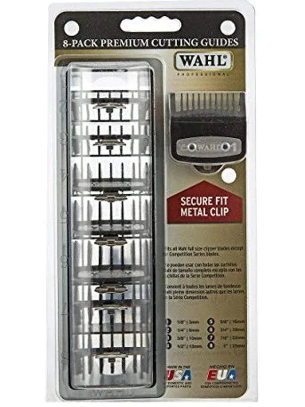 Wahl 8-Pack Premium Black Comb Guide Set #3171-500