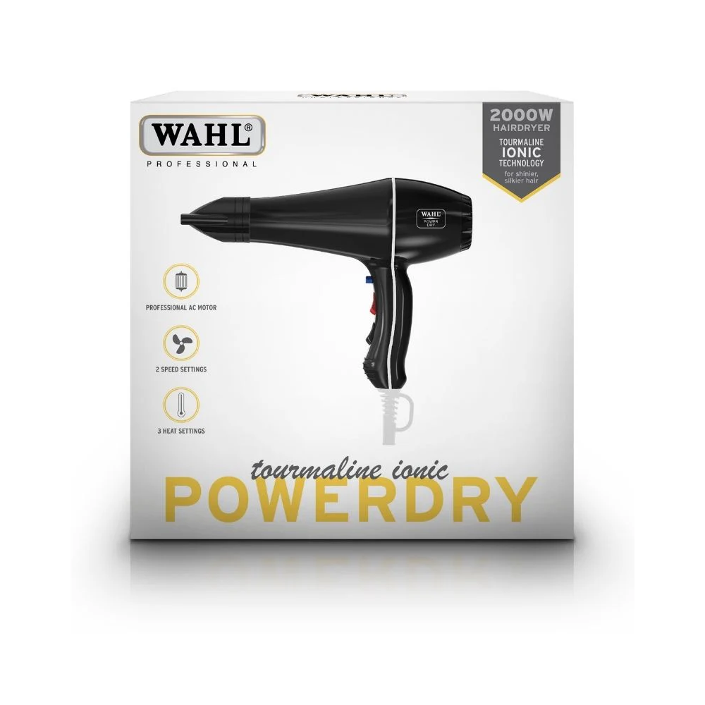 Wahl Power Dry Hair Dryer - Black