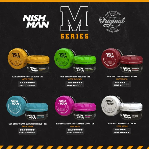 Nish Man M7 Hair Styling Matte Wax 100ml