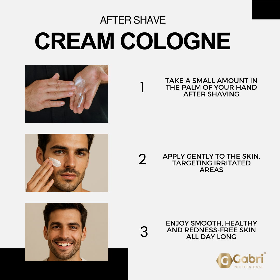 Gabri Professional - After Shave Cream Cologne No.3 For Freshness 400ml