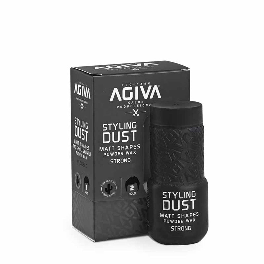 3x Agiva Styling Dust Matt Shapes Hair Styling Powder Strong 02 20G