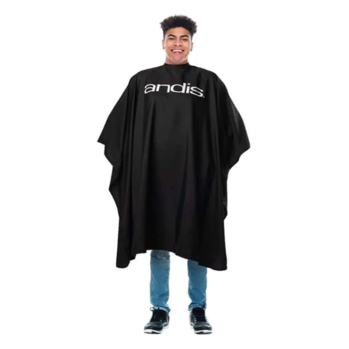 Andis Black Barber Cape #12810