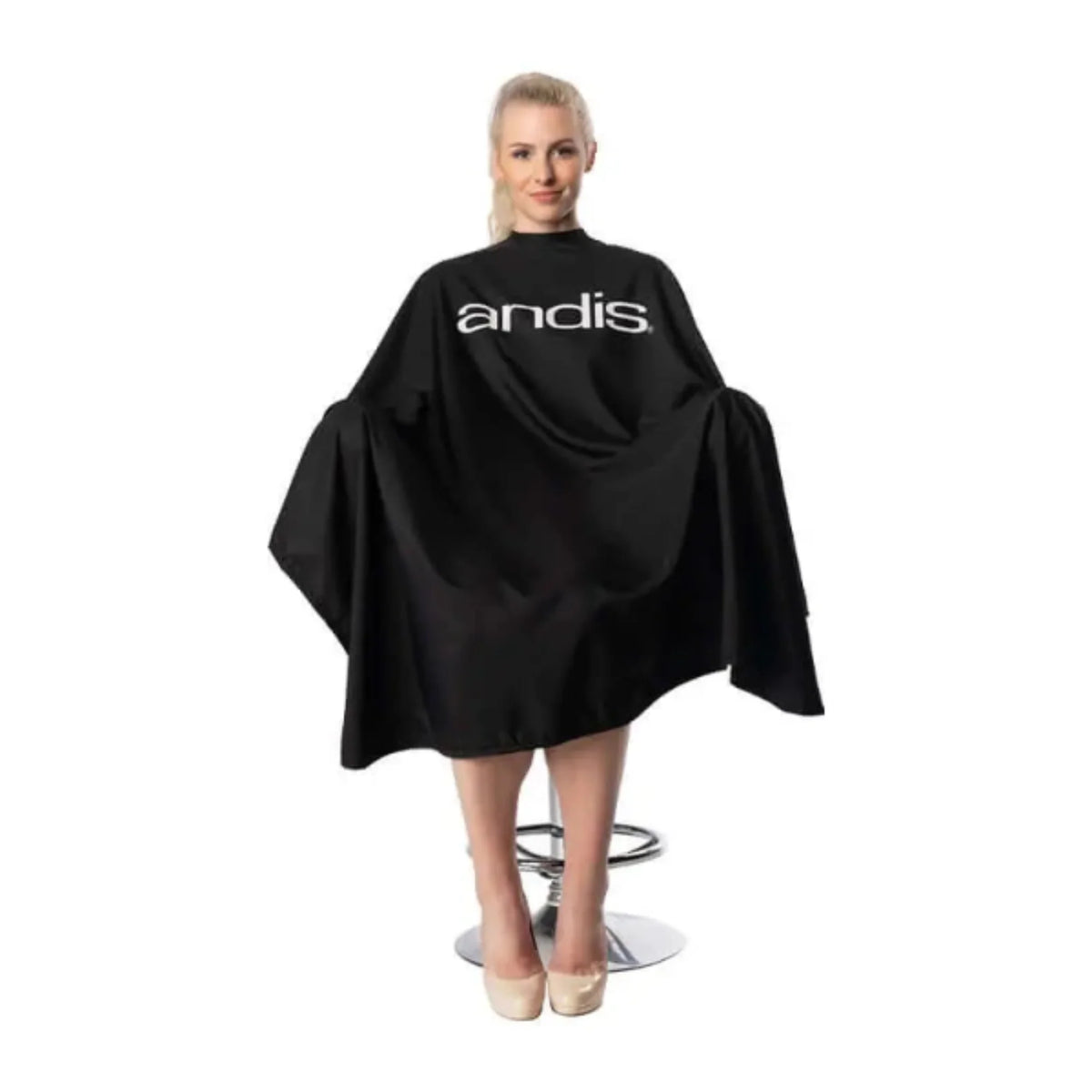 Andis Black Barber Cape #12810