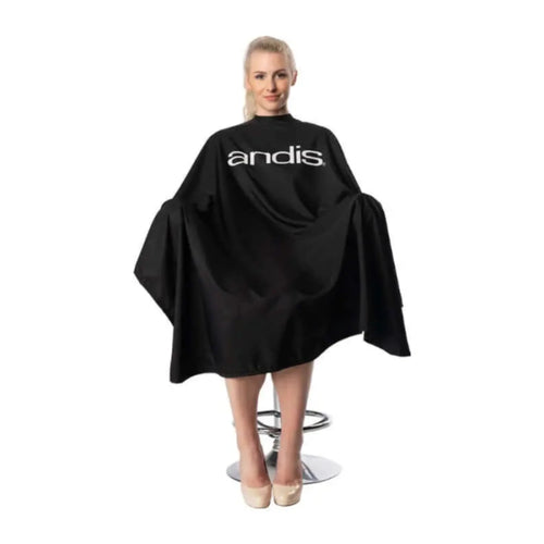 Andis Black Barber Cape #12810
