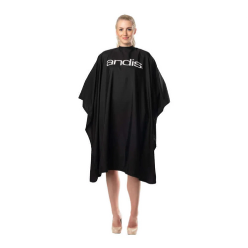 Andis Black Barber Cape #12810