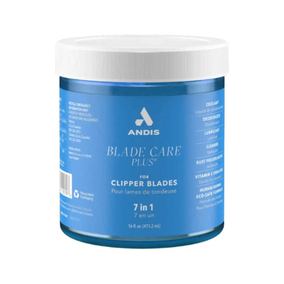 Andis Blade Care Plus Jar 16.5oz #12570