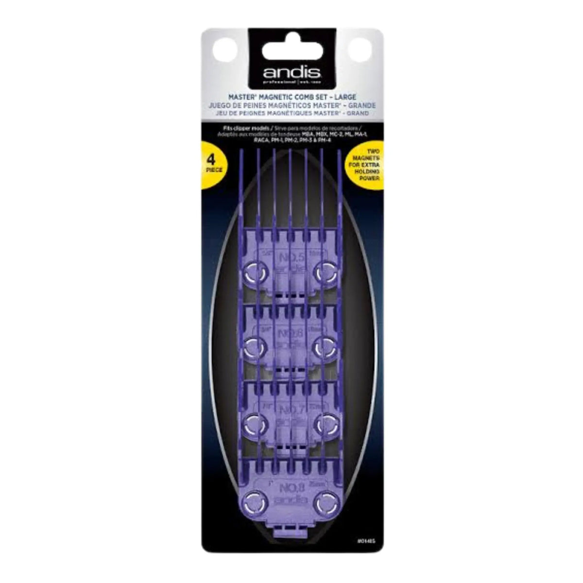 Andis Master Double Magnetic Large Comb Set #01415