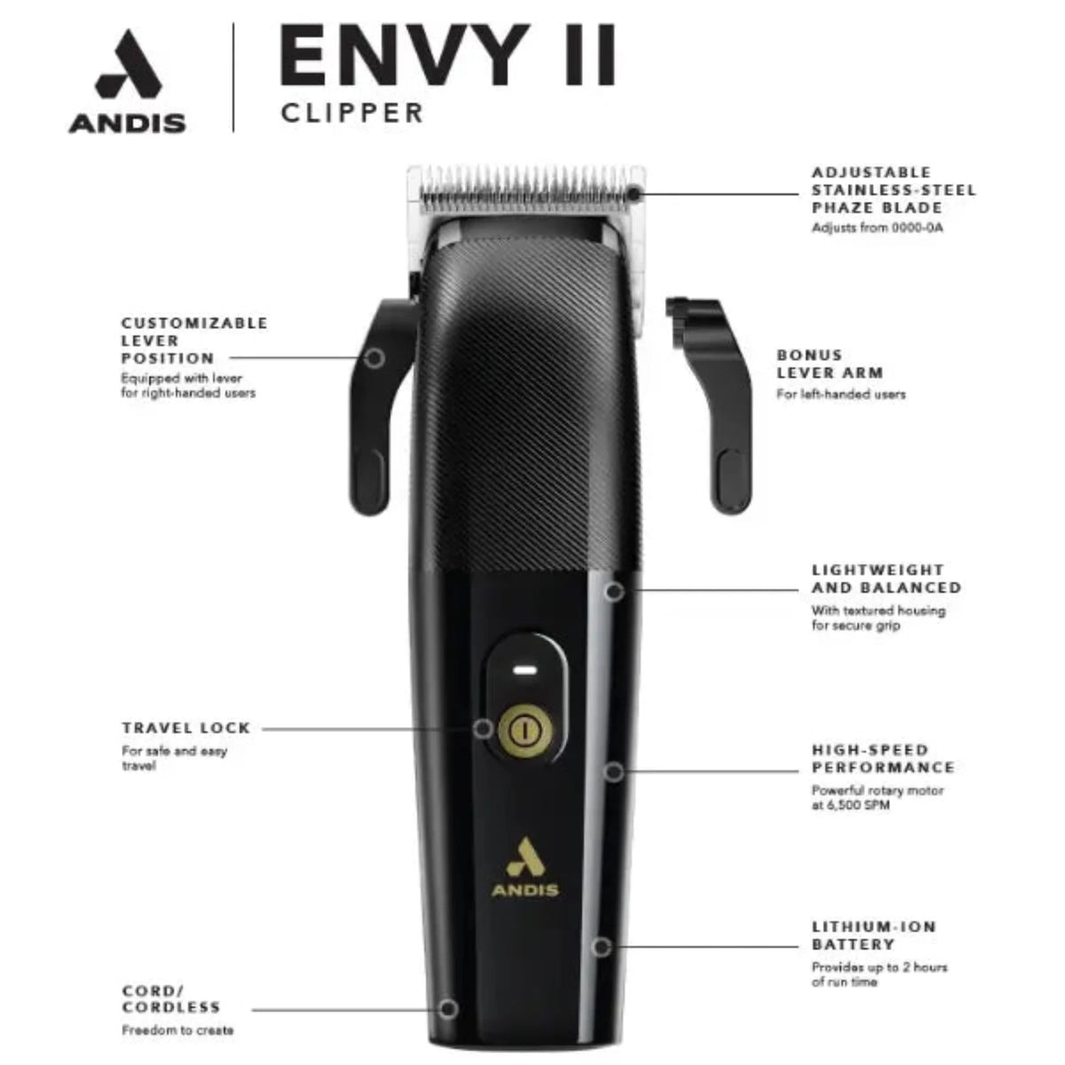 Andis Envy II Clipper #560397