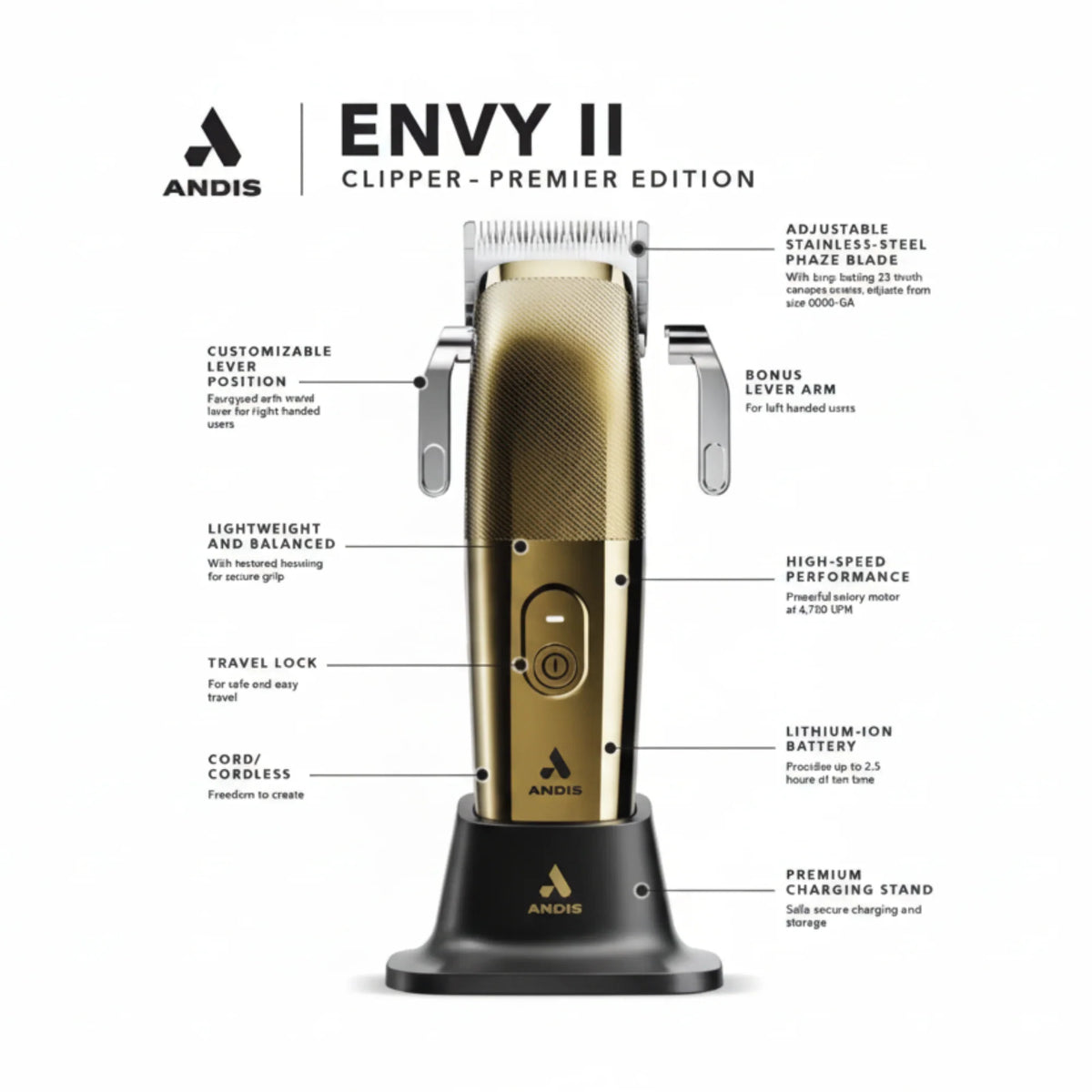 Andis Premier Edition Envy II Clipper #561566