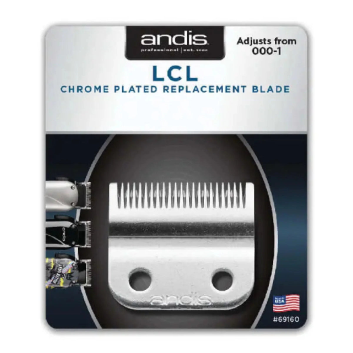 Andis LCL Chrome Plated Clipper Blade #69160