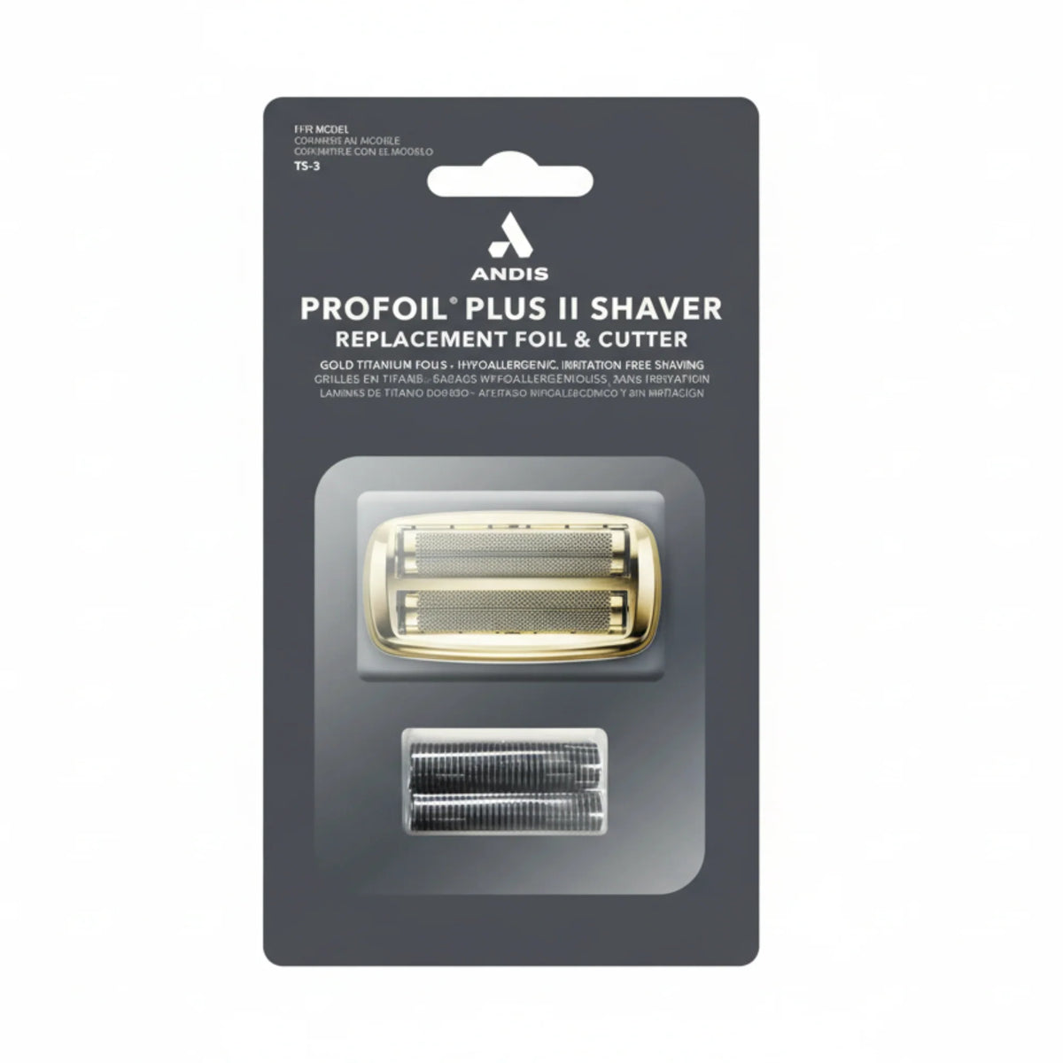 Andis ProFoil Plus II Shaver's Gold Titanium Foil Assembly & Inner Cutter #563219