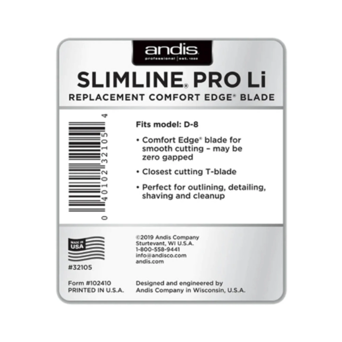 Andis Slimline Pro Li Trimmer Blade #32105