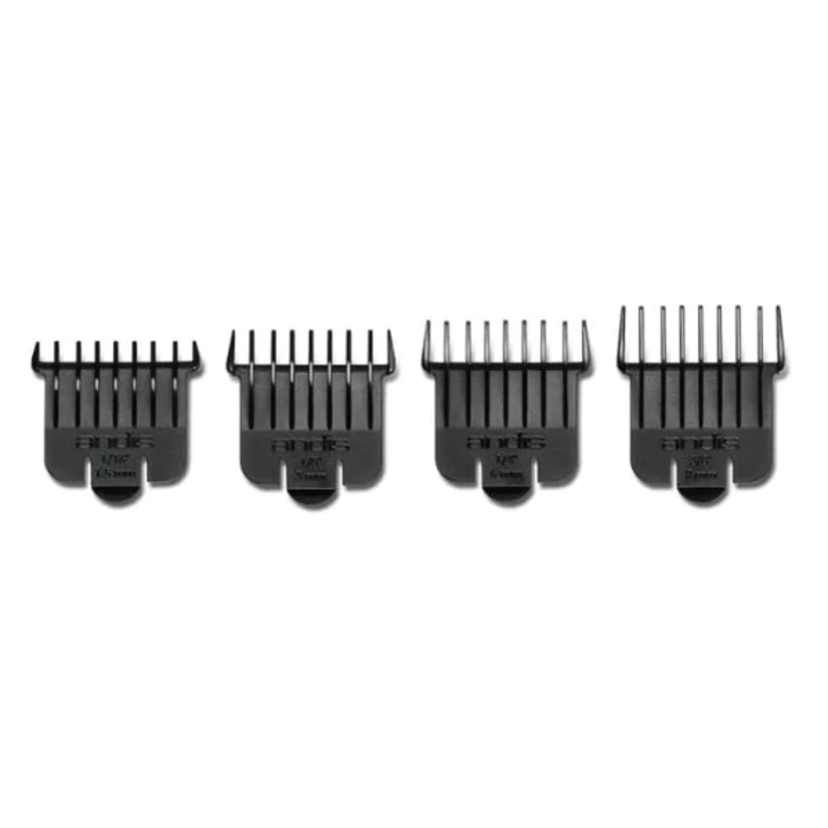 Andis Snap-On Blade Attachment Combs 4-Comb Set #23575