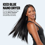 BaBylissPRO Limited Edition Nano Titanium Iced Blue Light Ionic Hair Dryer #BNTC9200LB