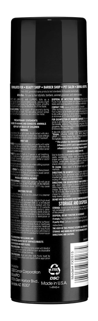 BaBylissPRO All in One Clipper Spray 15.5oz - 12 Pack