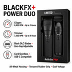 BaBylissPRO BlackFX+ All-Metal Clipper & Trimmer Prepack #FXCTMBPK